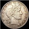 Image 1 : 1908-O Barber Half Dollar CLOSELY UNCIRCULATED