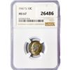 Image 1 : 1947-S Roosevelt Dime NGC MS67