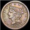 Image 1 : 1853 Braided Hair Half Cent CLOSELY UNCIRCULATED