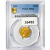 Image 1 : 1929 $2.50 Gold Quarter Eagle PCGS MS62