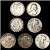 Image 1 : (7) Quarter Type Coins (1840-O, 1897, 1920, 1920-