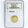 Image 1 : 1898 S. Af. .24oz Gold Pond PCGS AU55