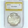 Image 1 : 1878-S Morgan Silver Dollar PGA MS64