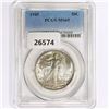 Image 1 : 1945 Walking Liberty Half Dollar PCGS MS65