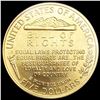 Image 2 : 1993-W US Commem .25oz Gold $5 SUPERB GEM BU