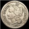 Image 1 : 1882 Nickel Three Cent LIGHTLY CIRCULATED