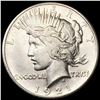 Image 1 : 1921 Silver Peace Dollar NEARLY UNCIRCULATED