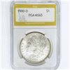 Image 1 : 1900-O Morgan Silver Dollar PGA MS65