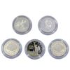 Image 1 : 1986-1990 US Commem Silver Coins (5 Coins)