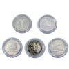 Image 2 : 1986-1990 US Commem Silver Coins (5 Coins)
