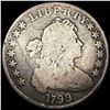 Image 1 : 1799 Draped Bust Dollar NICELY CIRCULATED