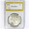 Image 1 : 1926 Silver Peace Dollar PGA MS64+