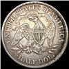 Image 2 : 1869 Seated Liberty Half Dollar NEARLY UNCIRCULATE