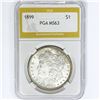 Image 1 : 1899 Morgan Silver Dollar PGA MS63