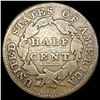 Image 2 : 1832 Classic Head Half Cent NICELY CIRCULATED