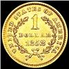 Image 2 : 1852 Rare Gold Dollar UNCIRCULATED