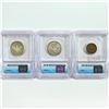 Image 2 : 1888-1902 Set Indian Head 1C, Barber 25C (2) ICG