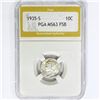 Image 1 : 1935-S Mercury Silver Dime PGA MS63 FSB