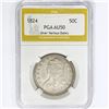 Image 1 : 1824 Capped Bust 50C PGA AU50 Over Var. Dates