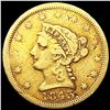 Image 1 : 1843 $2.50 Gold Quarter Eagle NICELY CIRCULATED