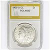 Image 1 : 1900-O/CC Morgan Silver Dollar PGA MS60