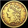 Image 1 : 1834 $5 Gold Half Eagle NICELY CIRCULATED