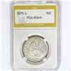 Image 1 : 1875-S Seated Liberty Half Dollar PGA MS64+