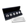 Image 1 : 2011 25th Anniv 5 Coin Silver Eagle Set