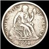 Image 1 : 1864-S Seated Liberty Dime CLOSELY UNCIRCULATED