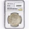 Image 1 : 1891-CC Morgan Silver Dollar NGC XF45