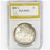Image 1 : 1880-S Morgan Silver Dollar PGA MS65+