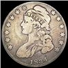 Image 1 : 1834 Capped Bust Half Dollar NICELY CIRCULATED