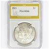 Image 1 : 1921 Morgan Silver Dollar PGA MS66
