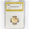 Image 1 : 1898 Indian Head Cent PGA MS65 RED