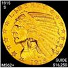 Image 1 : 1915-S $5 Gold Half Eagle UNCIRCULATED+