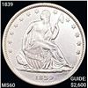Image 1 : 1839 Seated Liberty Half Dollar UNCIRCULATED