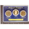 Image 1 : 2012 THREE COIN P/D/S BENJAMIN HARRISON 1ST DAY OF