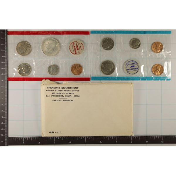 1968 US MINT SET (UNC) P/D/S (WITH ENVELOPE)
