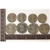 Image 2 : 8-1948 INDIA COINS: 4-50 PAISE & 4-1 RUPEE ALL UNC