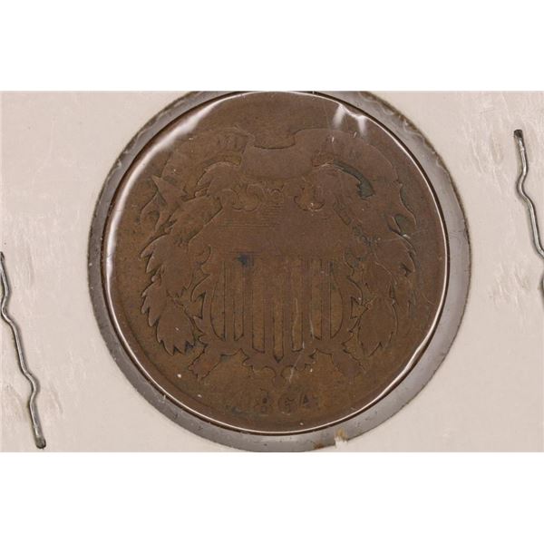 1864 US TWO CENT PIECE
