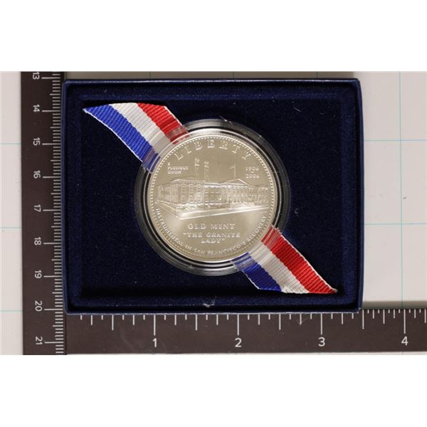2004-S US UNC SILVER $1 SAN FRANCISCO OLD MINT