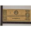Image 1 : 1864 CONFEDERATE STATES OF AMERICA $2 BILL