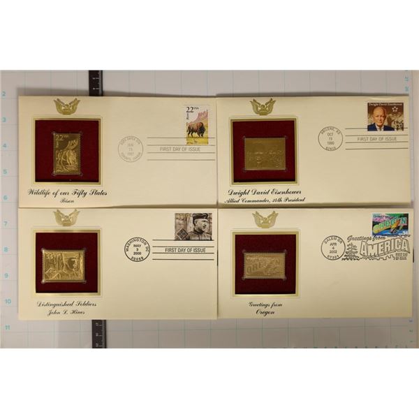 4-POSTAL COMMEMORATIVE SOCIETY 1ST DAY COVERS