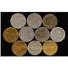 Image 1 : 10 ASSORTED 1 1/2'' TOKENS: 2-DOUBLE EAGLES, 3-