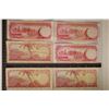 Image 2 : 3-BARBADOS & 3-EAST CARRIBEAN $1 BANK NOTES