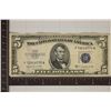 Image 1 : 1953-B US $5 SILVER CERTIFICATE BLUE SEAL