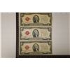 Image 1 : 1928E, 1928F & 1928G $2 UNITED STATES NOTES RED