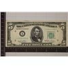 Image 1 : 1950 US $5 FEDERAL RESERVE NOTE (CRISP UNC) WATCH