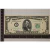 Image 1 : 1950 US $5 FEDERAL RESERVE NOTE (CRISP UNC) WATCH