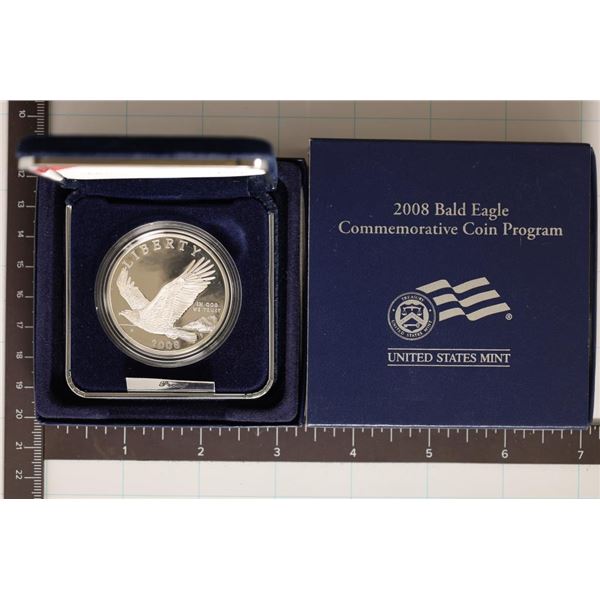 2008-P US PF SILVER DOLLAR BALD EAGLE COMMEM.